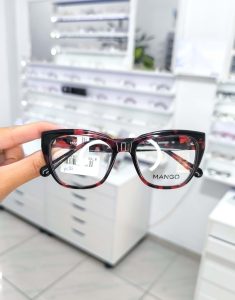 Mango naočare Crno crvene
