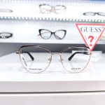 Guess metalne naocare crno zlatne