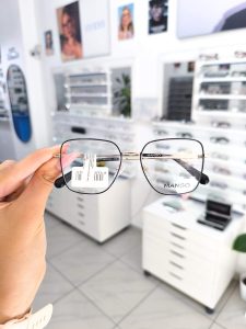 Metalne kvadratne mango dioptrijske naocare